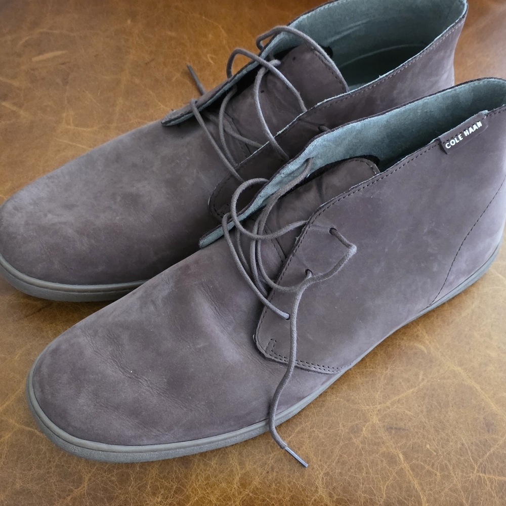 Cole Haan Men's Tan Suede Chukka Boots